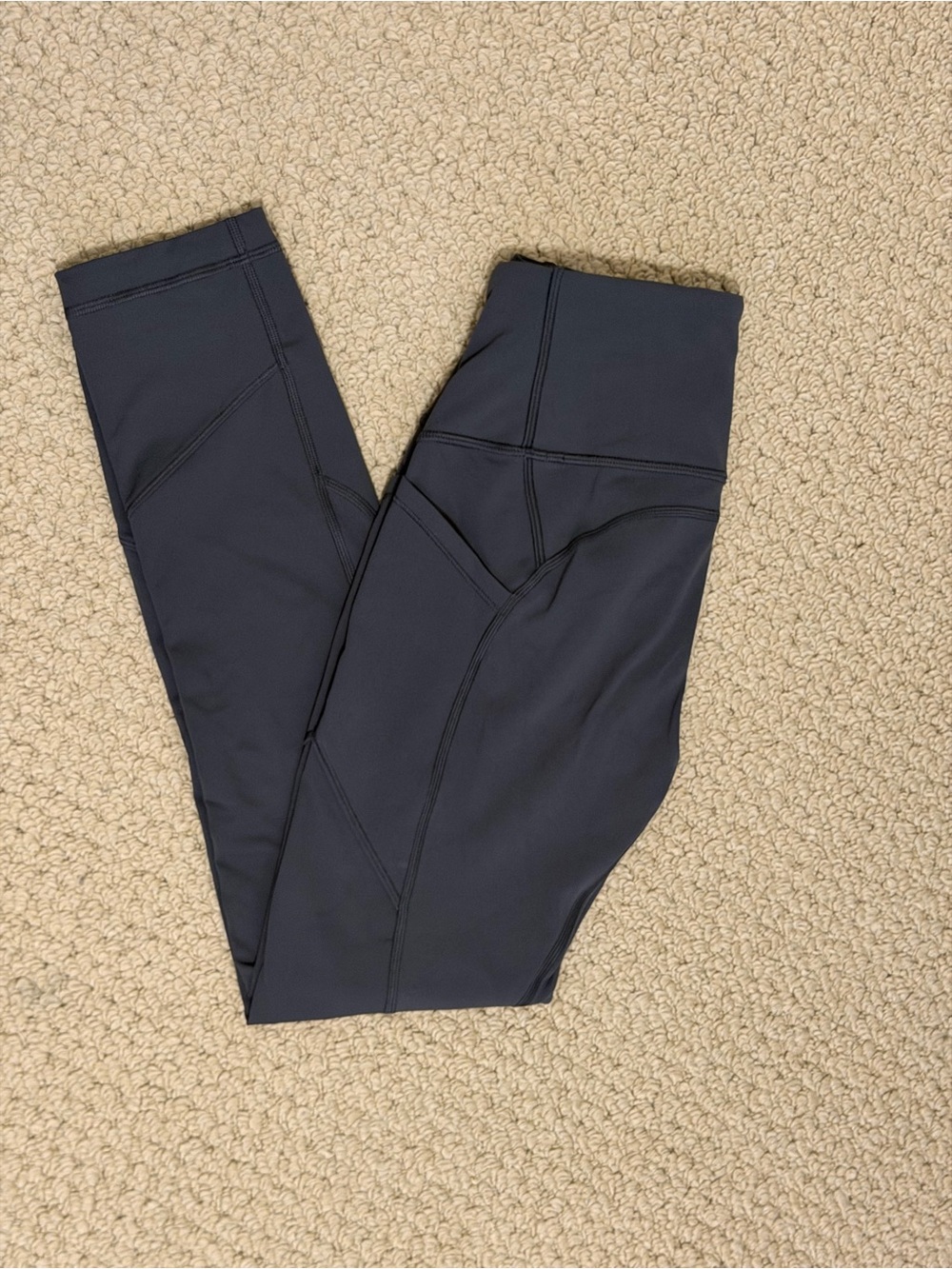 Lululemon Athletica High-Rise Sculpt Leggings in Dark Blue